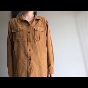 Brown Button Up